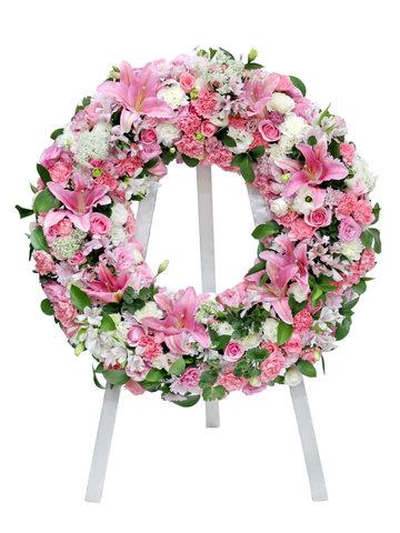 Funeral Flower - Funeral Floral Wreath FL02 - L76603019 Photo