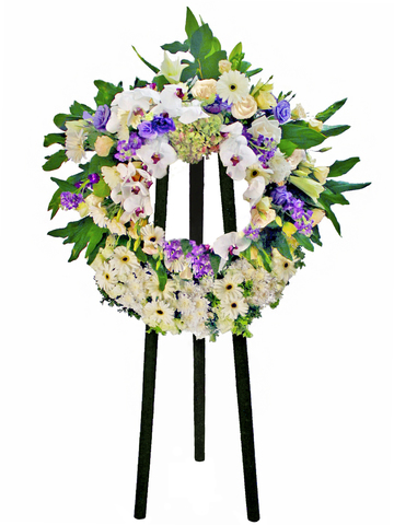Funeral Flower - Funeral Wreath 7 - L81191 Photo