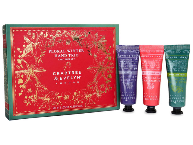 Gift Accessories - Crabtree & Evelyn Floral Winter Hand Trio - SE0124A3 Photo