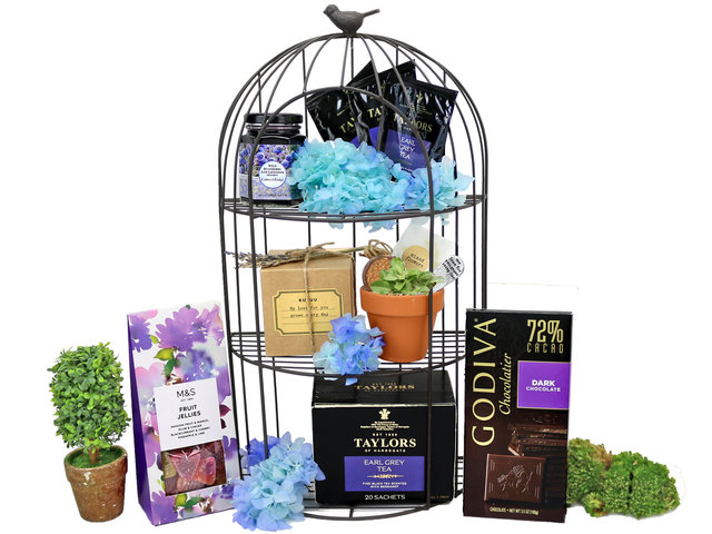 Wine n Food Hamper - The birdcage gift collection B - L76606507 Photo