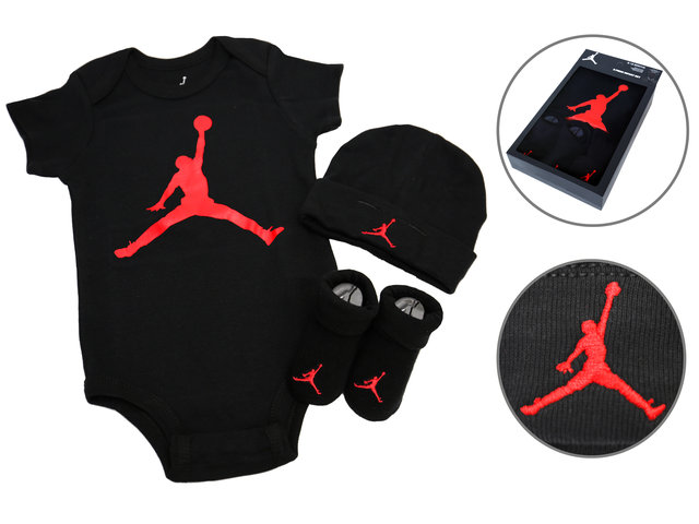 BB婴儿礼物 - Jordan婴儿三件套装礼盒 - L76607620 Photo