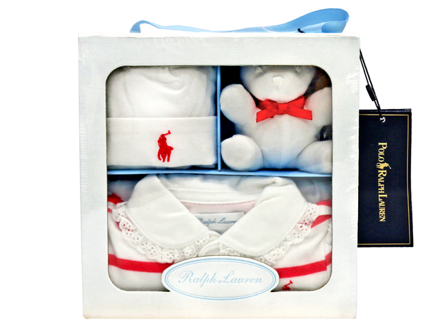 BB嬰兒禮物 - Polo Ralph Lauren高級嬰兒三件套裝禮盒 - L36667879 Photo