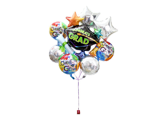 Balloon Gift - Grad helium balloon X 8 (C) - L3120224 Photo