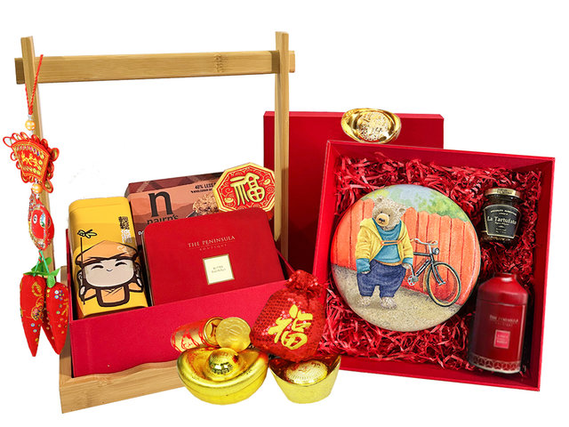 CNY Gift Hamper - CNY Gift Hamper Mailable to China 1227A8 - CHW1227A8 Photo