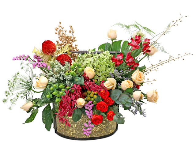 CNY Gift Hamper - CNY florist Deco AP17 - L76605249 Photo