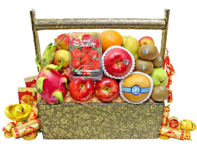 CNY Gift Hamper - CNY fruit basket M4 - L76600859b Photo