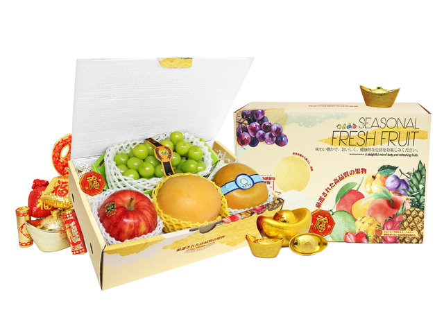 CNY Gift Hamper - Chinese New Year Fruit Gift Box GB25 - 2CFGB1216A3 Photo