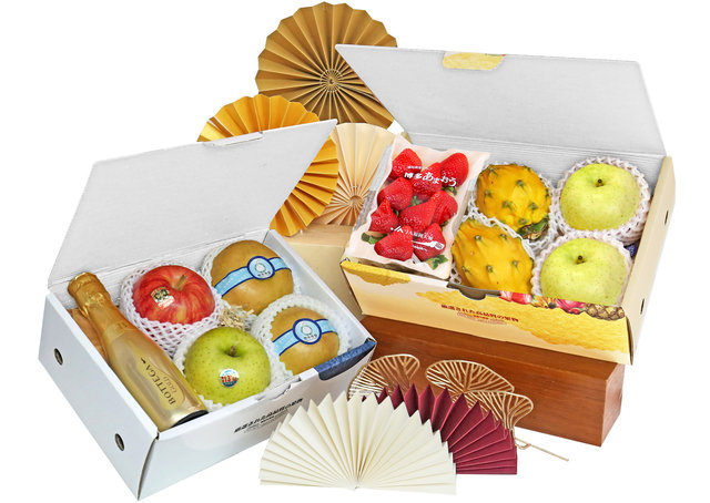 CNY Gift Hamper - Chinese New Year Fruit Gift Box GB26 - 2CFGB1216A4 Photo
