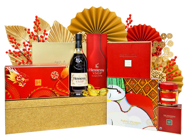 CNY Gift Hamper - Gourmet Chinese New Year Gift Basket 0105A9 - CH20105A9 Photo