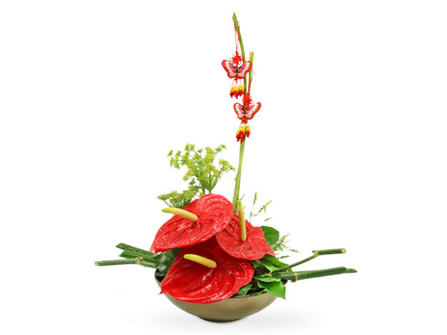Florist Flower Arrangement - CNY florist Decor CL04 - B3563 Photo