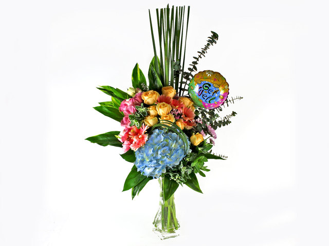 Florist Flower Arrangement Flower in Vase 7 L35265