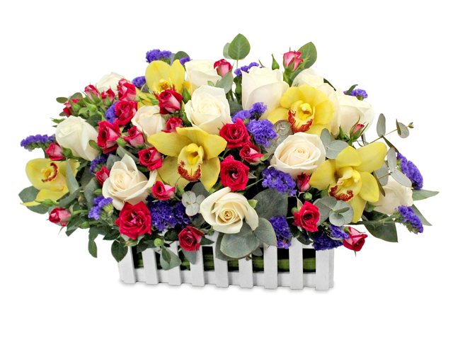 Florist Flower Arrangement - Get well Florist basket Decor 22 - L36514118 Photo