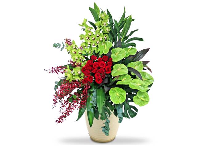 Florist Flower Arrangement - Opening florist Basket MK26 - L76602683 Photo