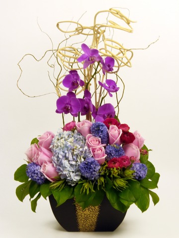 Florist Flower Arrangement - Purple Dream - P4434