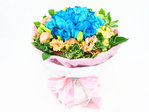 Florist Flower Bouquet Blue Roses x 30 Florist Flower Bouquet L38924