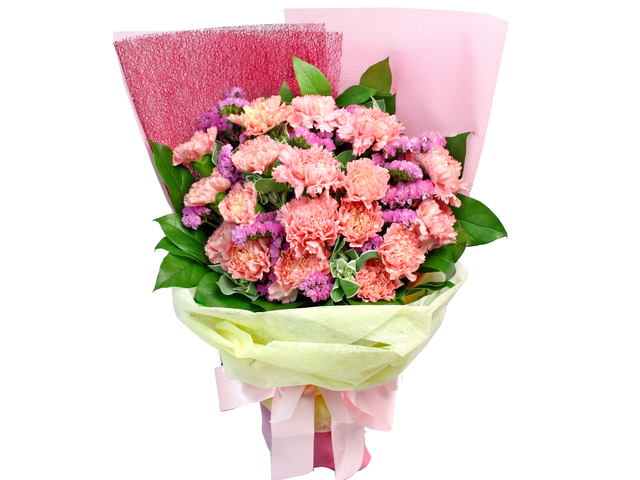 Hong Kong Florist mothers day flower gifts - Carnations Bouquet F - L182361 Photo