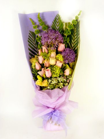 Florist Flower Bouquet - Diana roses Bouquet - L06891
