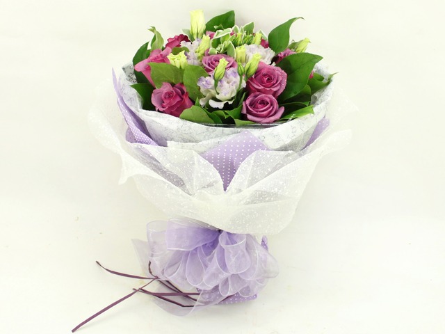 Florist Flower Bouquet - Purple Passion Bouquet - P0974