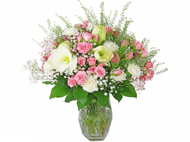 Florist Flower in Vase - British table florist ET18 - VD0830A1 Photo