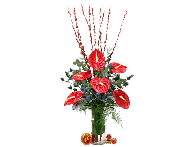 Florist Flower in Vase - CNY Florist Deco CL09 - L76604681 Photo