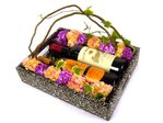 Florist Gift Set Wine and Flowers (A) Florist Gift Set P7767