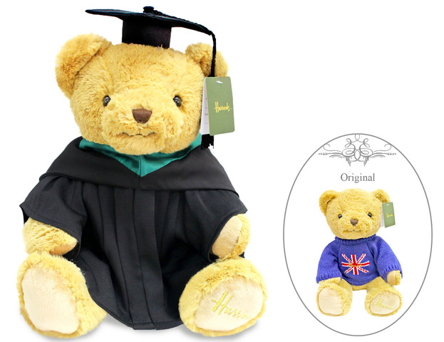 Florist Gift - Harrods Graduation Bear- Union Jack Bear - L132659 Photo