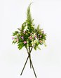 Flower Basket Stand Blushing Pink Flower Basket Stand P8197
