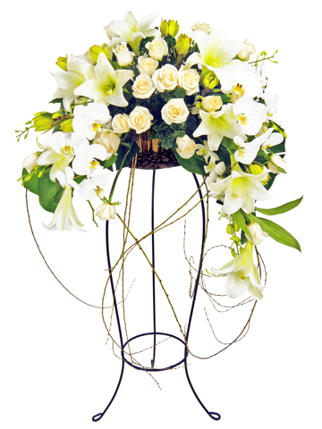 Flower Basket Stand - Blessings - P2677