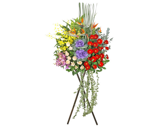 Flower Basket Stand - Classical Florist basket CL05 - L76610605 Photo