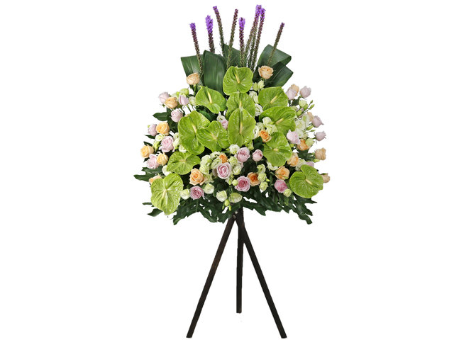 Flower Basket Stand - Classical Florist basket D12 - L76610407 Photo