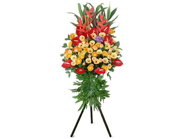 Flower Basket Stand - Classical Florist basket E11 - L76610638 Photo