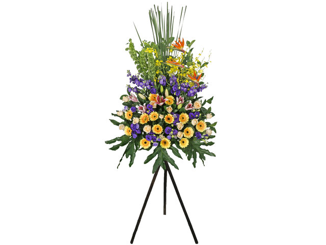 Flower Basket Stand - Classical Florist basket E2 - L76610505 Photo
