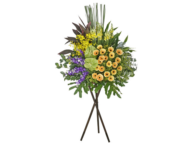 Flower Basket Stand - Classical Florist basket E5 - L76610608 Photo