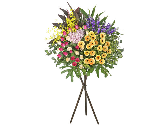 Flower Basket Stand - Classical Florist basket E6 - L76610610 Photo