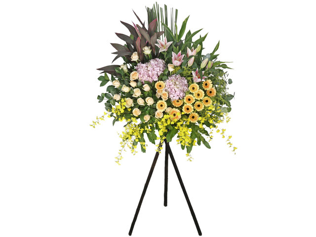 Flower Basket Stand - Classical Florist basket E8 - L76610616 Photo