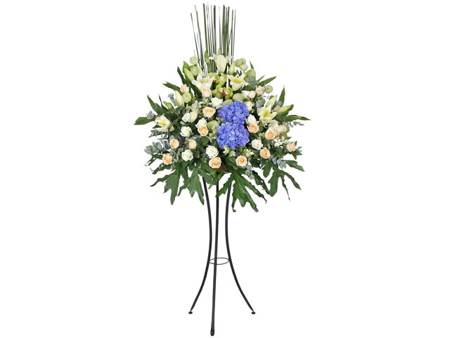 Flower Basket Stand - Classical Glass Florist stand D10 - L76610397 Photo