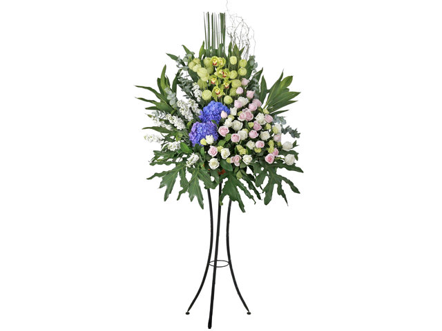 Flower Basket Stand - Classical Glass Florist stand D8 - L76610389 Photo