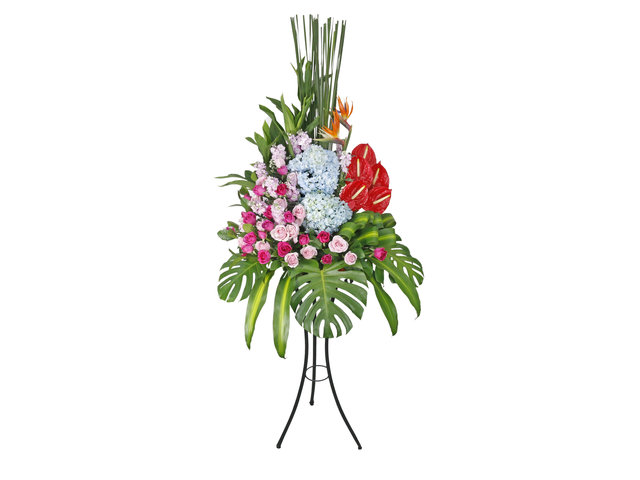 Flower Basket Stand - Classical Orchid Florist Stand AB30 - L76610484 Photo