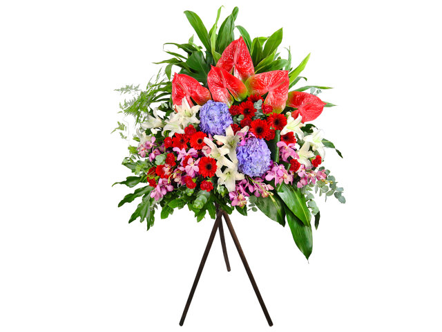 Flower Basket Stand - Commercial Florist Stand MD43 - SD1019D3 Photo