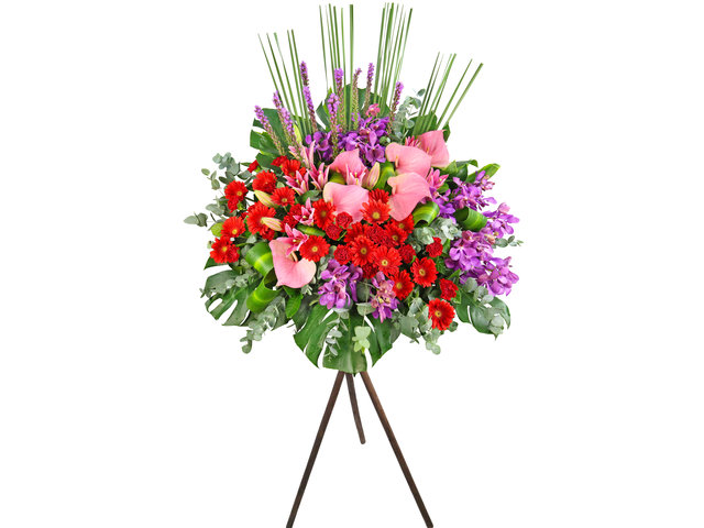 Flower Basket Stand - Commercial Florist Stand MD44 - SD1019D4 Photo