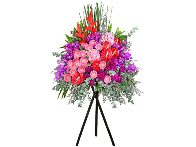 Flower Basket Stand - Commercial Florist Stand MD46 - SD0830B7 Photo