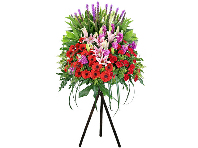 Flower Basket Stand - Commercial Florist Stand MD53 - SD0830B8 Photo