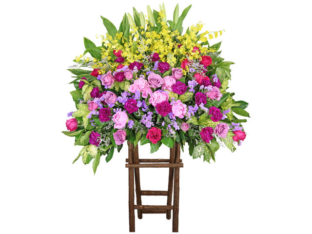 Flower Basket Stand - Commercial florist stand CL15 - L4786 Photo