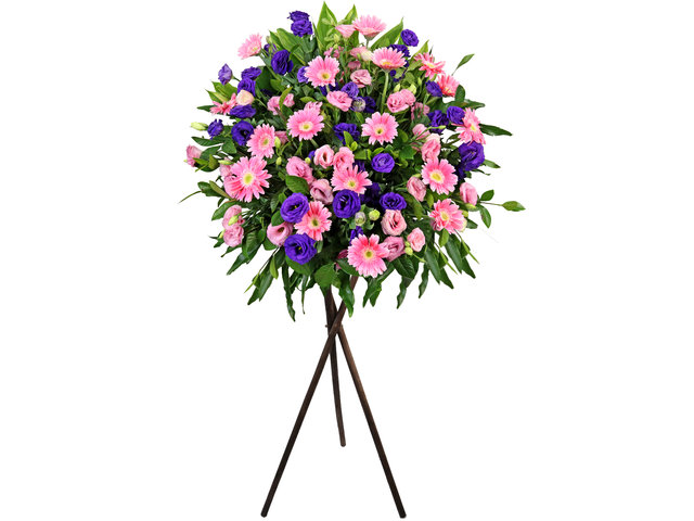 Flower Basket Stand - Commercial florist stand H03 - L2154 Photo