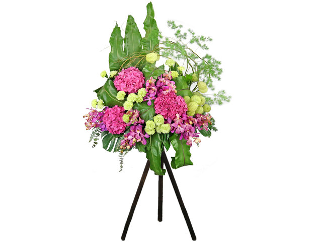 Flower Basket Stand - Commercial florist stand MD27 - L9888 Photo