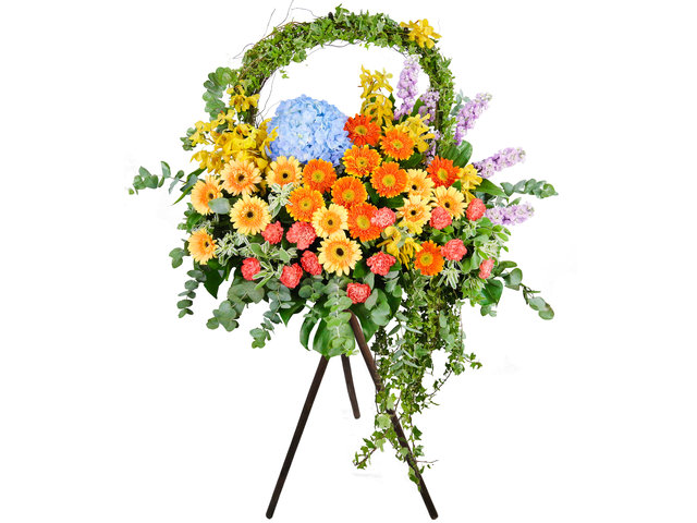 Flower Basket Stand - Commercial florist stand MD42 - SD1015B5 Photo