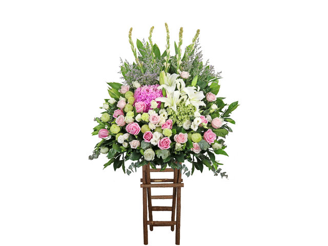 Flower Basket Stand - Commercial florist stand N7 - L3999 Photo