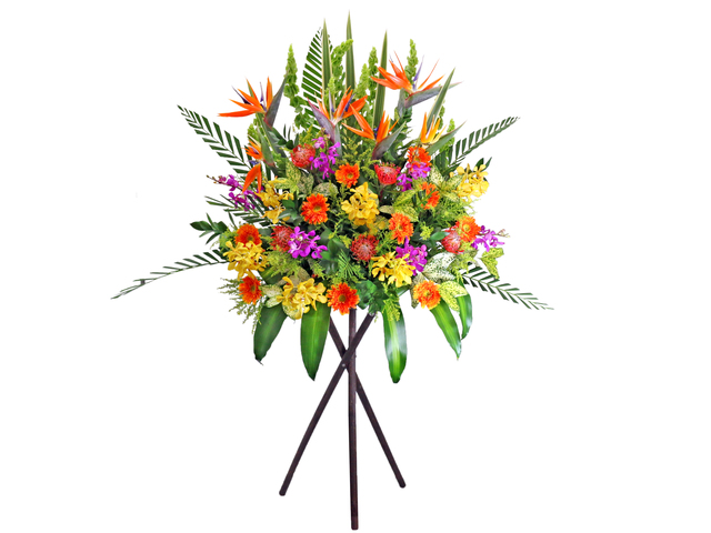 Flower Basket Stand - Congratulations Florist baske AB20 - L76602379 Photo