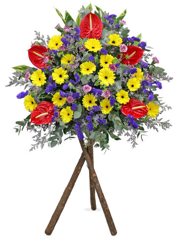 Flower Basket Stand - Congratulations Florist stand AK17 - L36668286 Photo