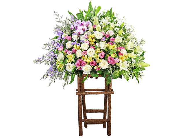 Flower Basket Stand - Congratulations Florist stand CL43 - L9235 Photo